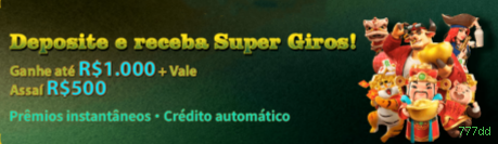 Conta 777dd sincronizada site e app