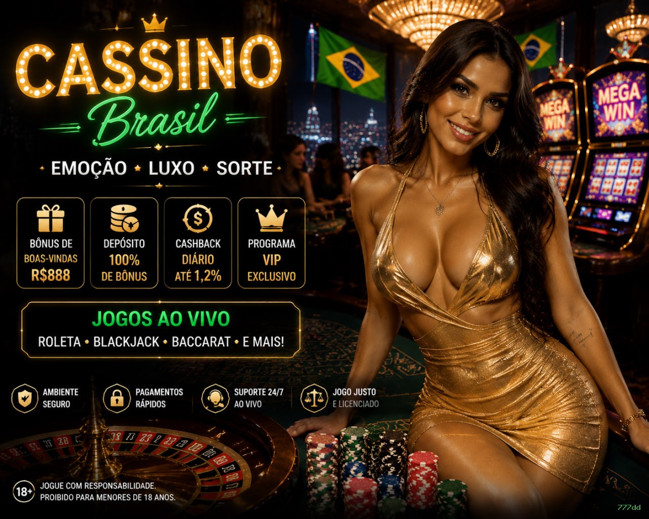 Bônus boas-vindas 777dd R$100